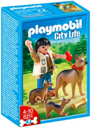 PLAYMOBIL City Life 5211 Berger Allemand et ses petits