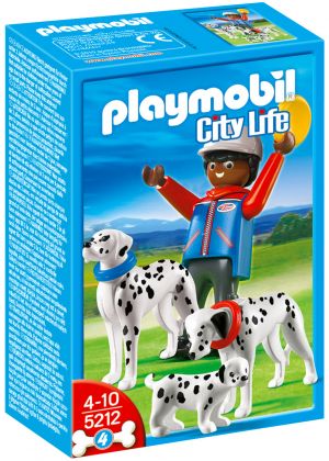 PLAYMOBIL City Life 5212 Famille de Dalmatiens
