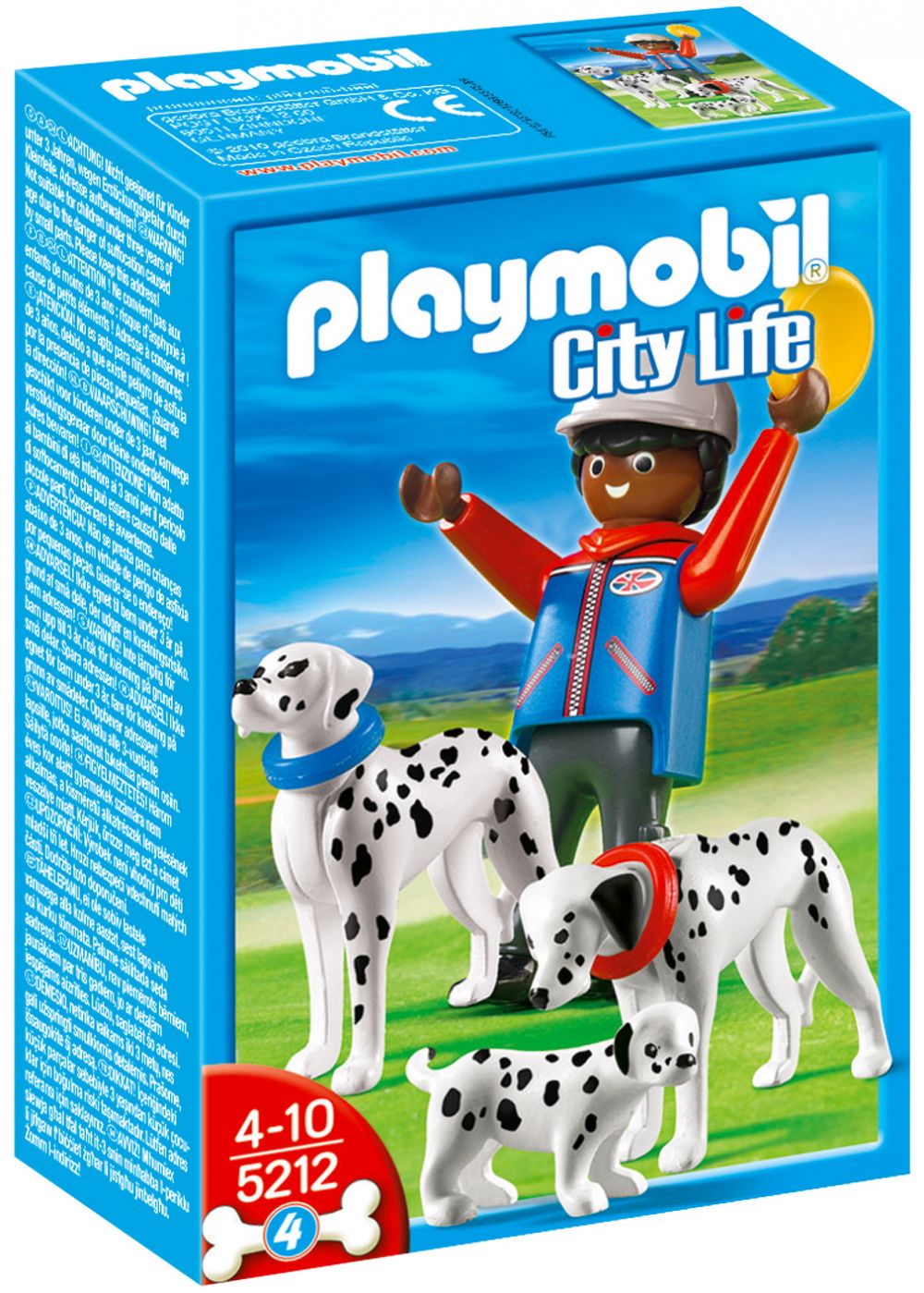 Playmobil Life pas cher, Famille de Dalmatiens