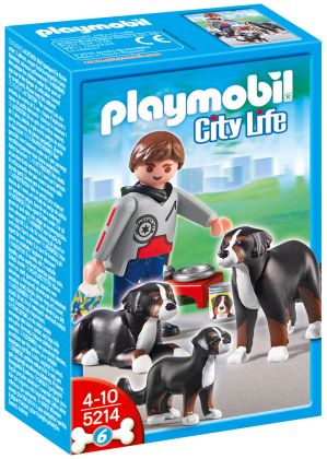 PLAYMOBIL City Life 5214 Famille de Bouviers Bernois