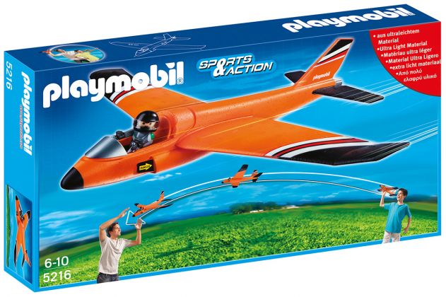 PLAYMOBIL Sports & Action 5216 Planeur « Secours »