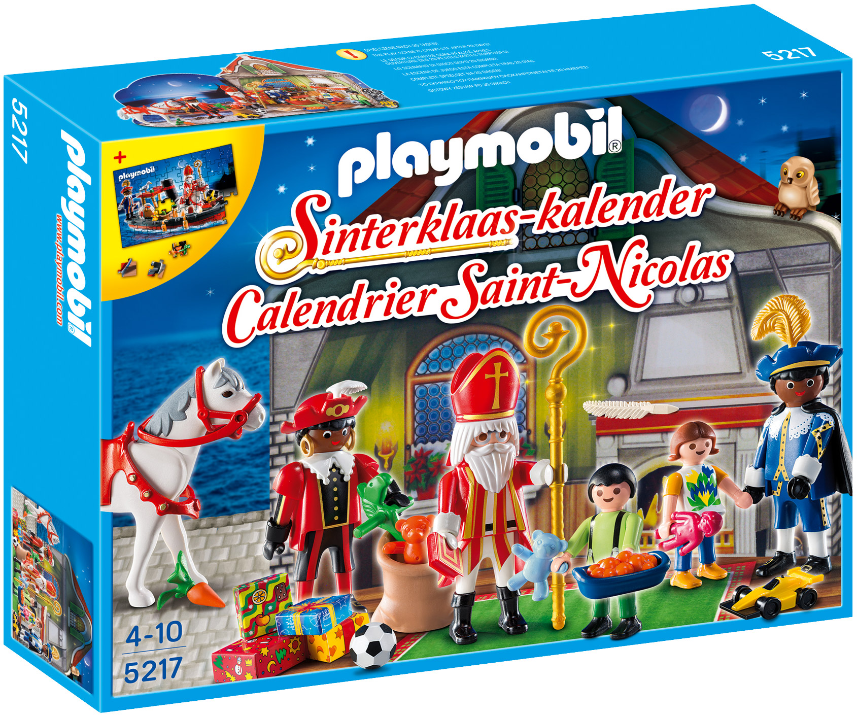 Playmobil Christmas 5217 pas cher Calendrier de l Avent Saint Nicolas