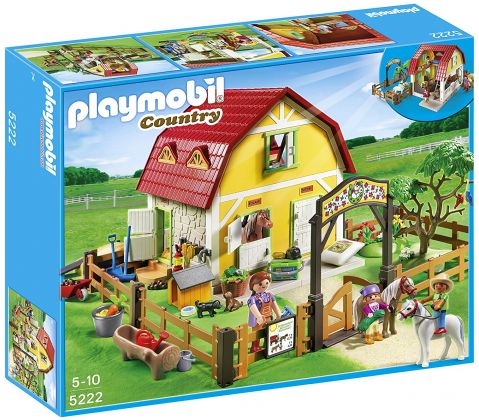 PLAYMOBIL Country 5222 Ranch avec poneys