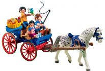 Playmobil Calèche Avec Famille - Thème équitation - Réf.5226 - Neuf