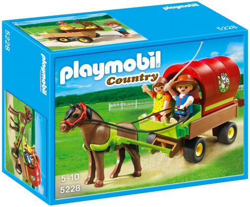 PLAYMOBIL Country 5228 Enfants et carriole