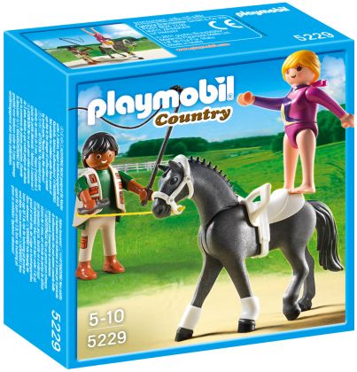 PLAYMOBIL Country 5229 Dresseur de chevaux et voltigeuse