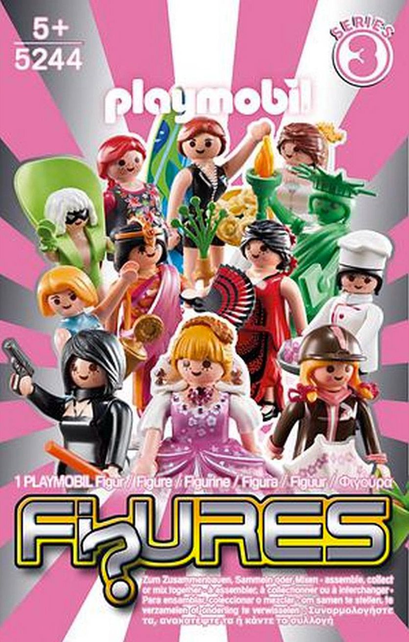 /// Figurine serie 3 figures Playmobil 5244 GIRL FILLE liberté princesse NEUF 