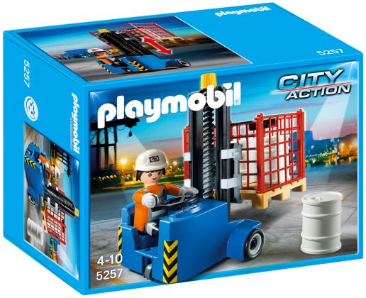 PLAYMOBIL City Action 5257 Elévateur avec ouvrier