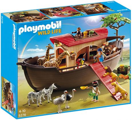 PLAYMOBIL Wild Life 5276 Arche de Noé avec animaux de la savane