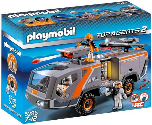 PLAYMOBIL Top Agents 5286 Camion des Agents Secrets