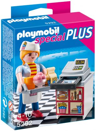 PLAYMOBIL Special Plus 5292 Serveuse avec caisse enregistreuse