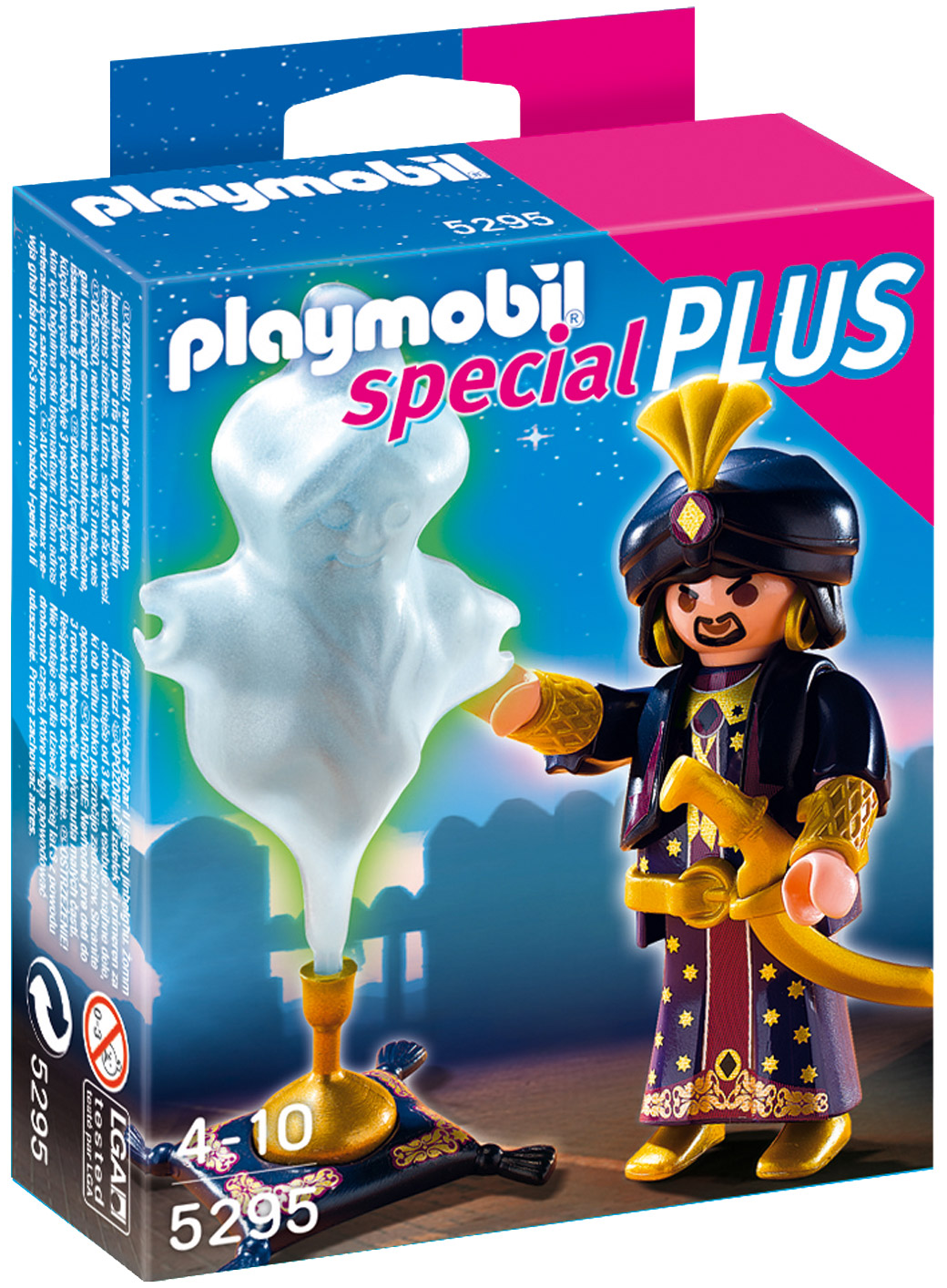 PLAYMOBIL Vintage - Set 5295 Gardien Du Génie (2013) - Monde Féérique - Complet Avec Personnages, Charrette