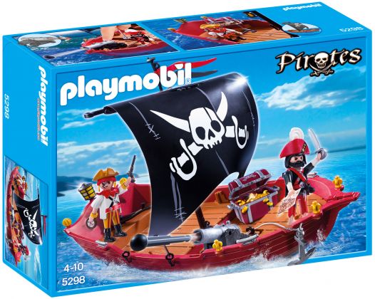 PLAYMOBIL Pirates 5298 Chaloupe des corsaires