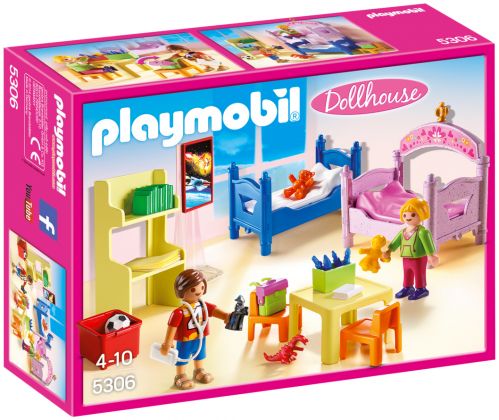 PLAYMOBIL Dollhouse 5306 Chambre d'enfants avec lits superposés