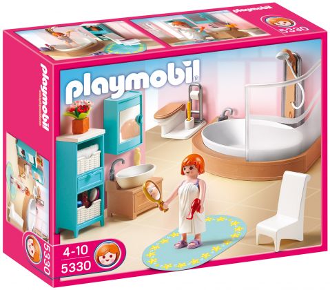 PLAYMOBIL Dollhouse 5330 Salle de bains avec baignoire et pare-douche