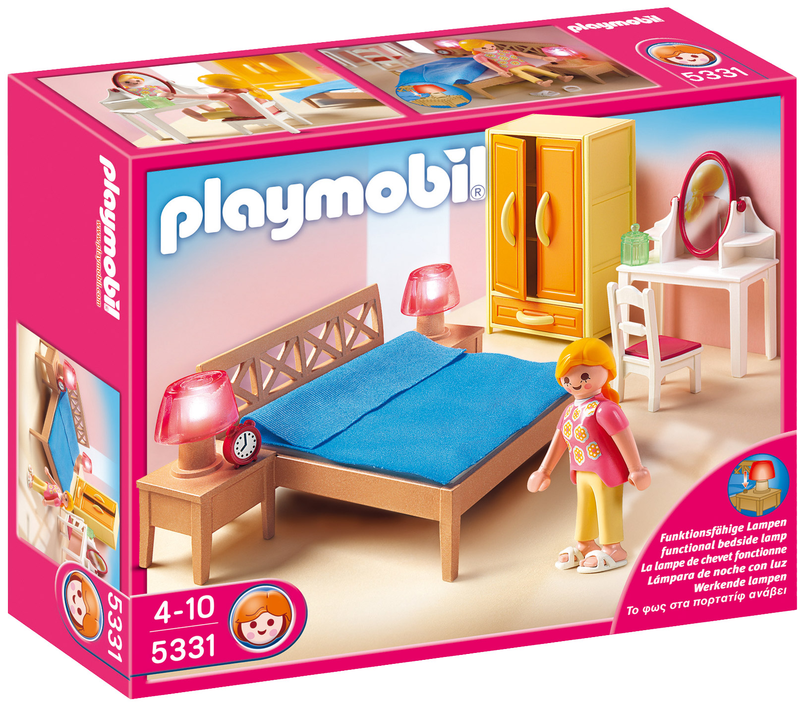 PLAYMOBIL - 70208 - Dollhouse La Maison Traditionnelle - Chambre avec  espace couture