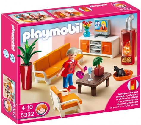 PLAYMOBIL Dollhouse 5332 Salon avec cheminée