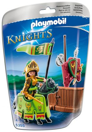 PLAYMOBIL Knights 5355 Piste de joute du chevalier Aigle d'or