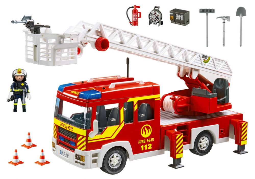 Camion pompiers échelle pivotante Playmobil City Action 9463