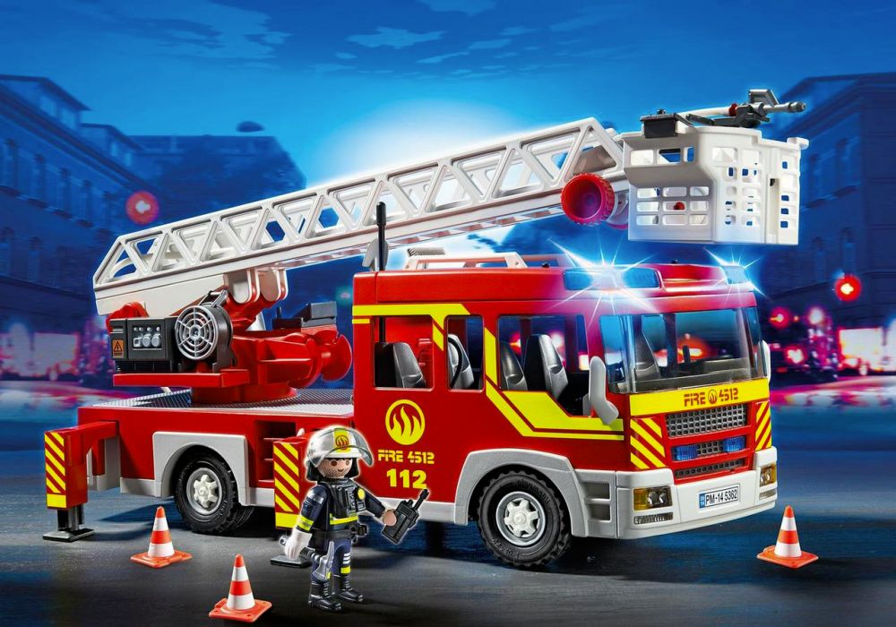 Playmobil City Action 5362 pas cher, Camion de pompier avec