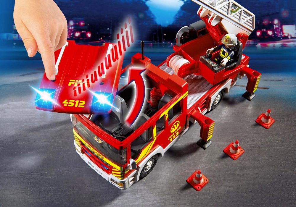 Camion pompiers échelle pivotante Playmobil City Action 9463