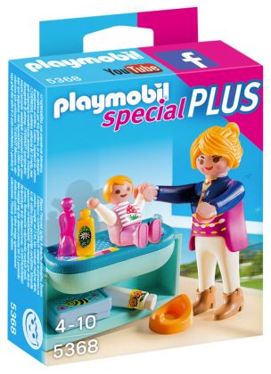 PLAYMOBIL Special Plus 5368 Maman avec bébé et table à langer