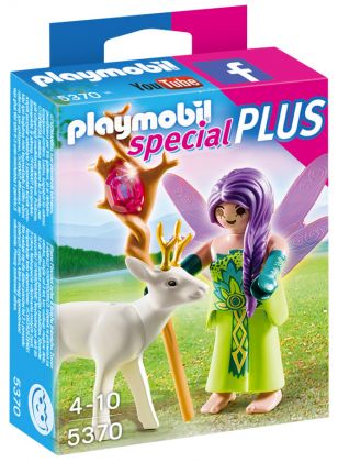 PLAYMOBIL Special Plus 5370 Fée avec chevreuil enchanté