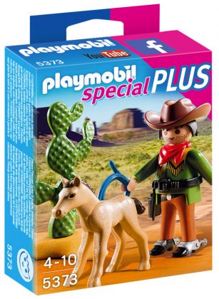 PLAYMOBIL Special Plus 5373 Cow-boy avec poulain