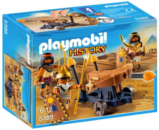 PLAYMOBIL History 5388 Soldats du pharaon avec baliste