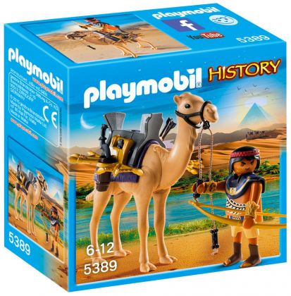 PLAYMOBIL History 5389 Combattant égyptien avec dromadaire