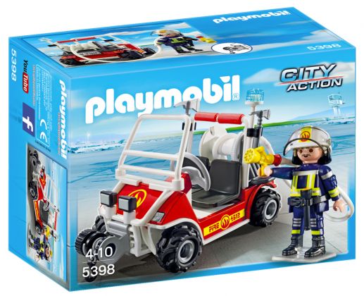 PLAYMOBIL City Action 5398 Chef des pompiers avec voiturette