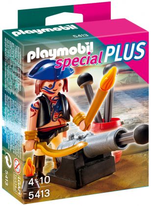 PLAYMOBIL Special Plus 5413 Canonnier Des Pirates