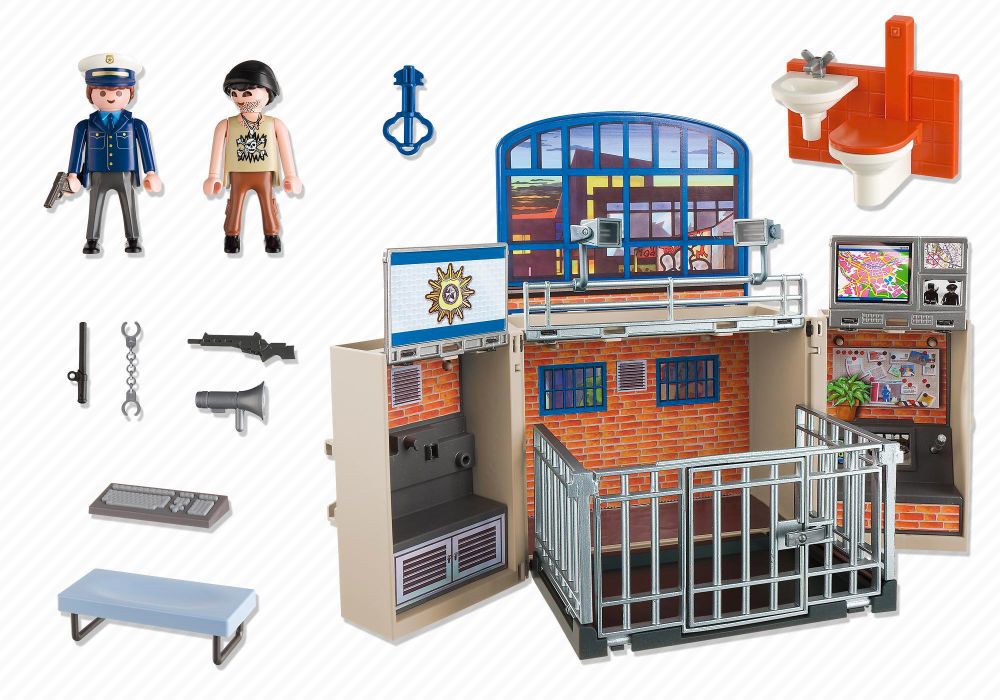 Playmobil City Action 5421 pas cher, Coffre Poste de police