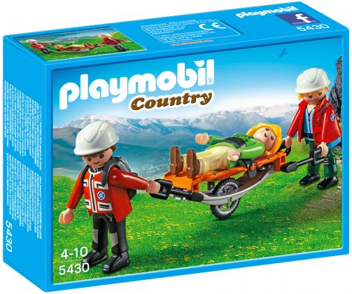 PLAYMOBIL Country 5430 Secouristes avec brancard