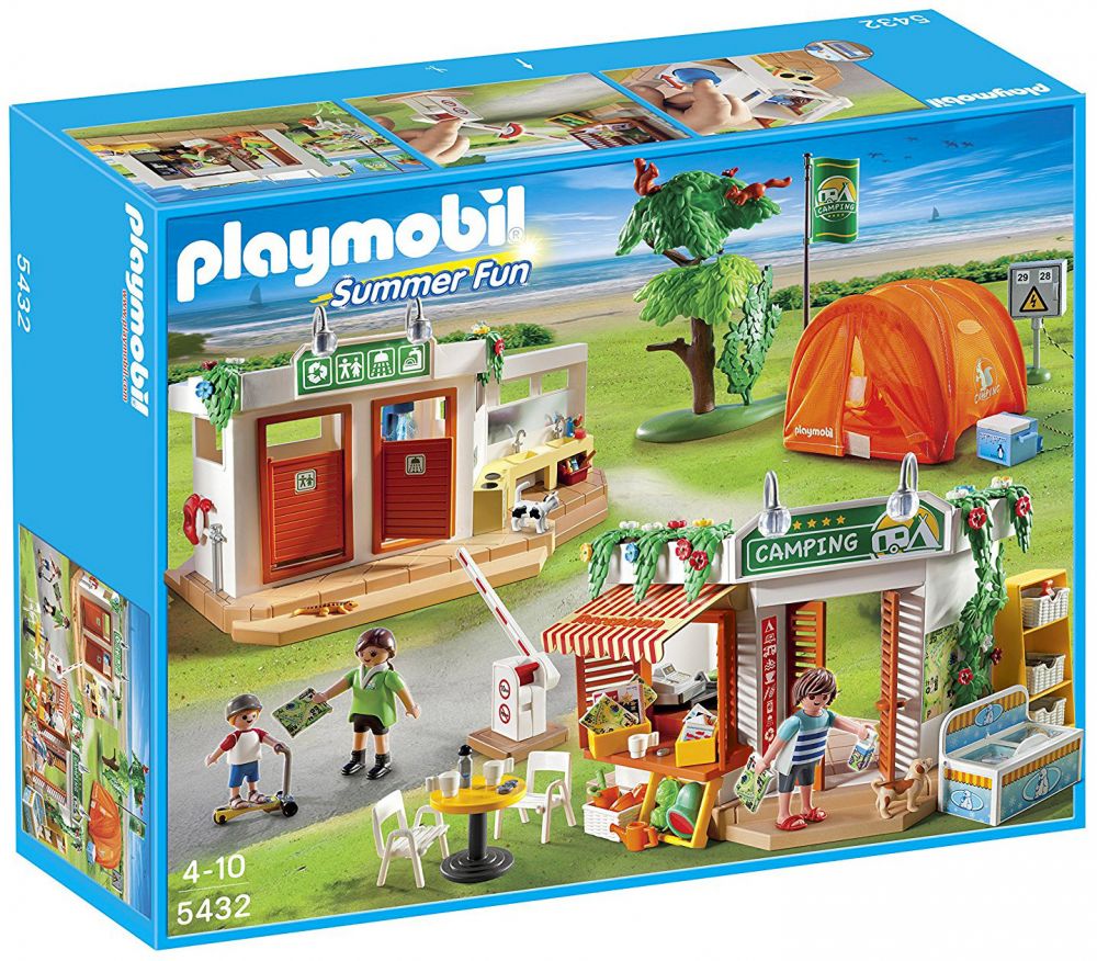 Playmobil - 5433 - Figurine - Famille avec Piscine Et Plongeoir