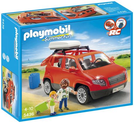 PLAYMOBIL Summer Fun 5436 Voiture avec coffre de toit