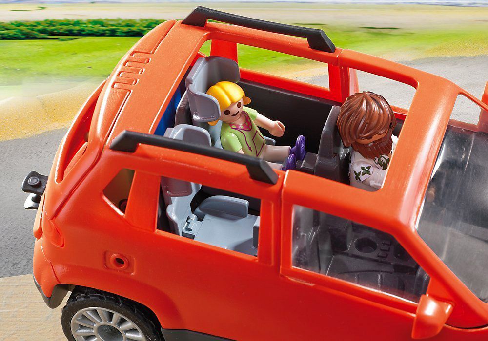 Playmobil Summer Fun 5436 Voiture avec coffre de toit - Playmobil - Achat &  prix