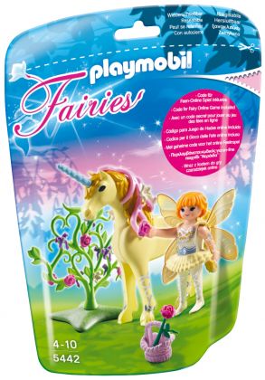 PLAYMOBIL Fairies 5442 Fée Jardinière avec licorne fleur