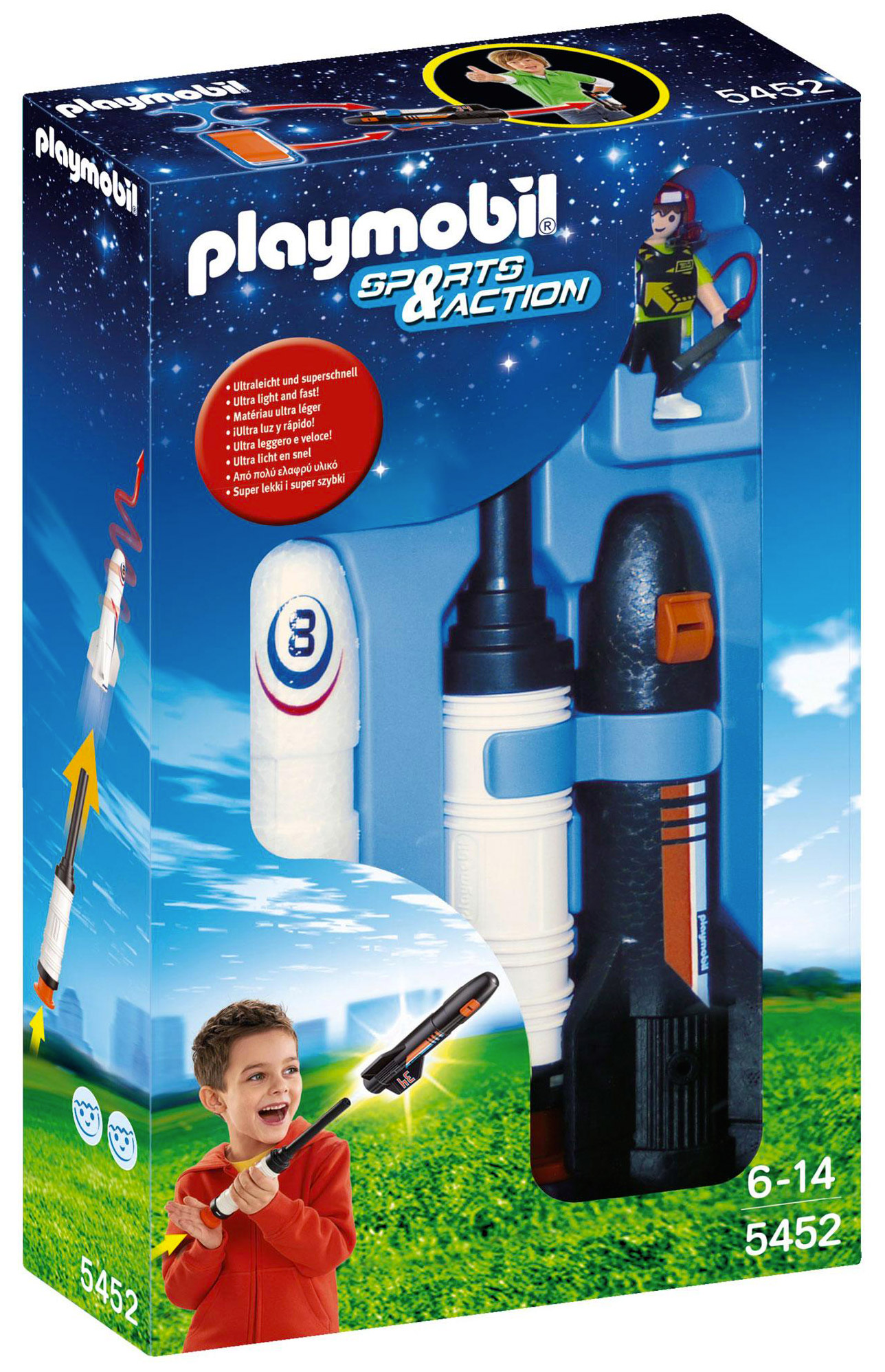 Playmobil Sports & Action 5452 pas cher, Fusées à emporter