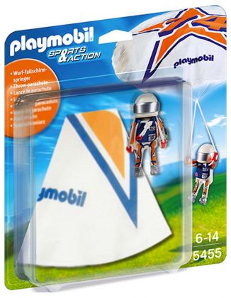 PLAYMOBIL Sports & Action 5455 Parachutiste Rick