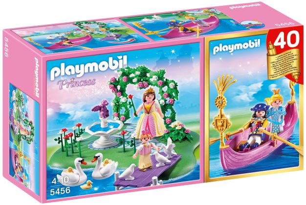 PLAYMOBIL Princess 5456 Ilot des princesses et gondole