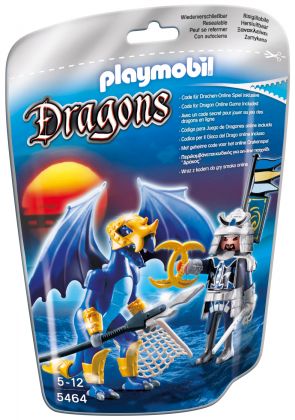 PLAYMOBIL Dragons 5464 Dragon des glaces avec combattant