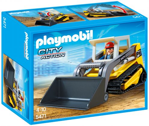 PLAYMOBIL City Action 5471 Chargeuse à chaines avec pelle