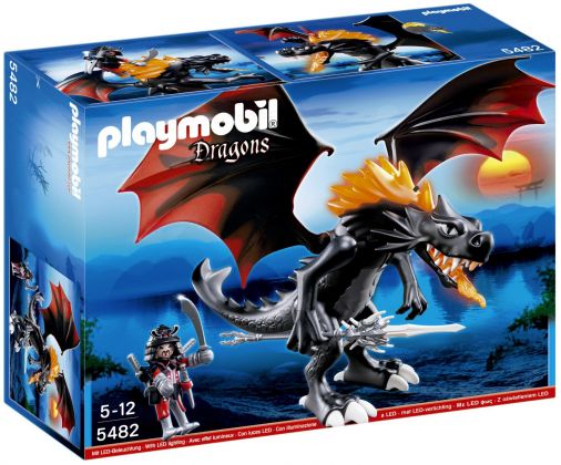 PLAYMOBIL Dragons 5482 Grand Dragon royal avec flammes lumineuses