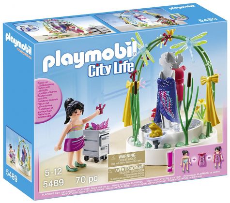 PLAYMOBIL City Life 5489 Styliste avec podium lumineux