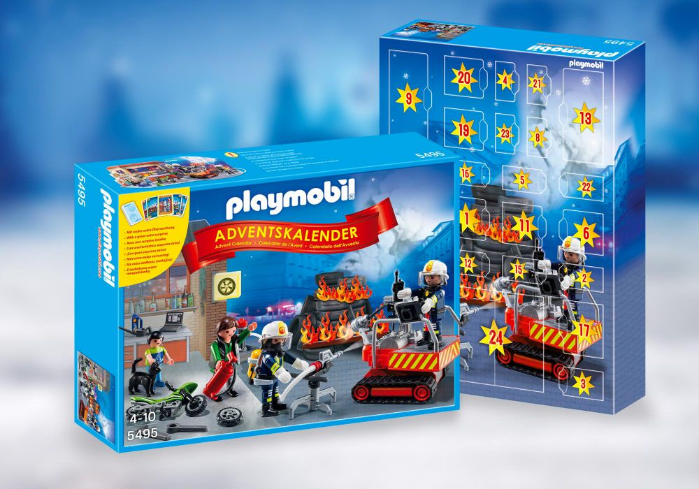 Calendrier De L'avent Playmobil Pompier