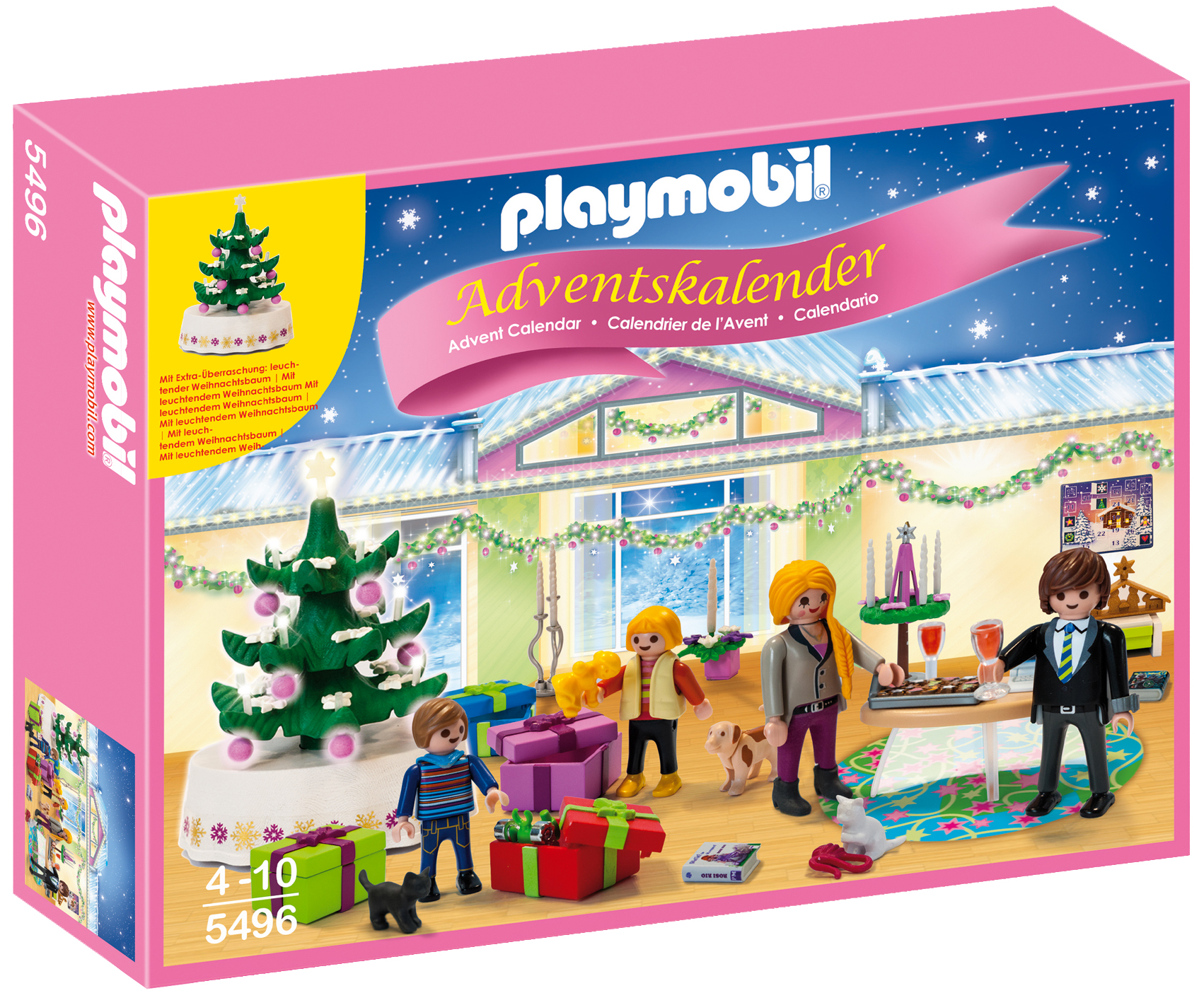 PLAYMOBIL Christmas 5496 pas cher - Calendrier de l`Avent Réveillon de Noël