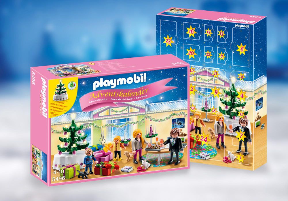 PLAYMOBIL - Calendrier Avent Réveillon - Modèle 5496 - Pour Enfant