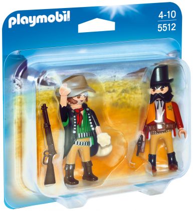 PLAYMOBIL Western 5512 Duo Shérif et bandit