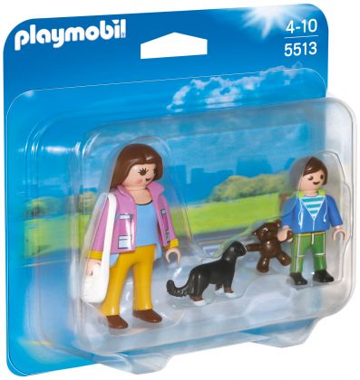 PLAYMOBIL City Life 5513 Duo Maman et enfant